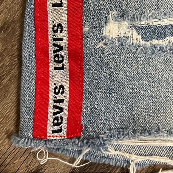 Levi’s limited 501 Womens High Rise Shorts Bin-E Rare Sz W29 (31in measurement) - Picture 6 of 10